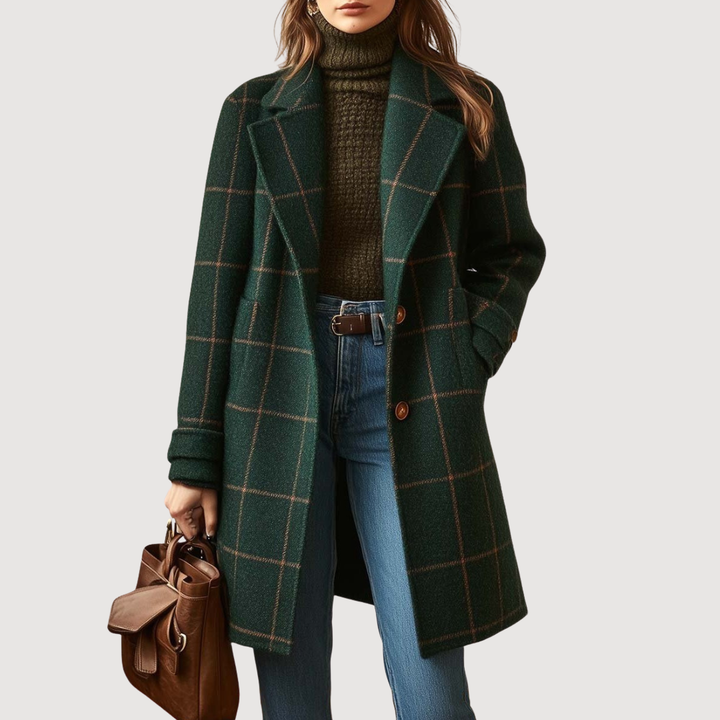 Catherine | Heritage Plaid Tweed Coat